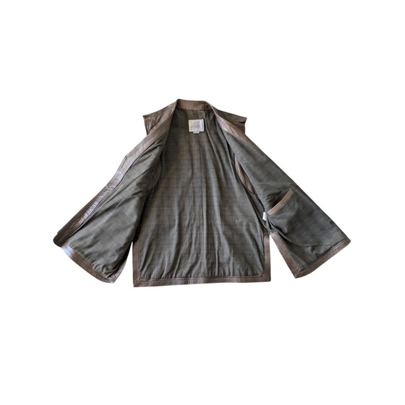 Tostado Argentina Brown 100% Leather Zip Front Shooting Vest Size XXL Quilted - Picture 13 of 13